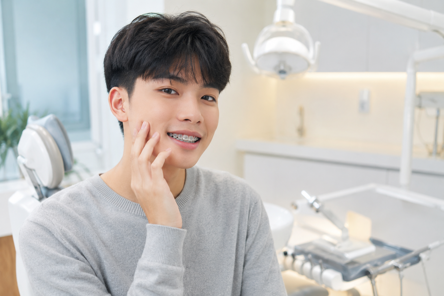 Người niềng răng cảm thấy ê nhẹ và được trấn an