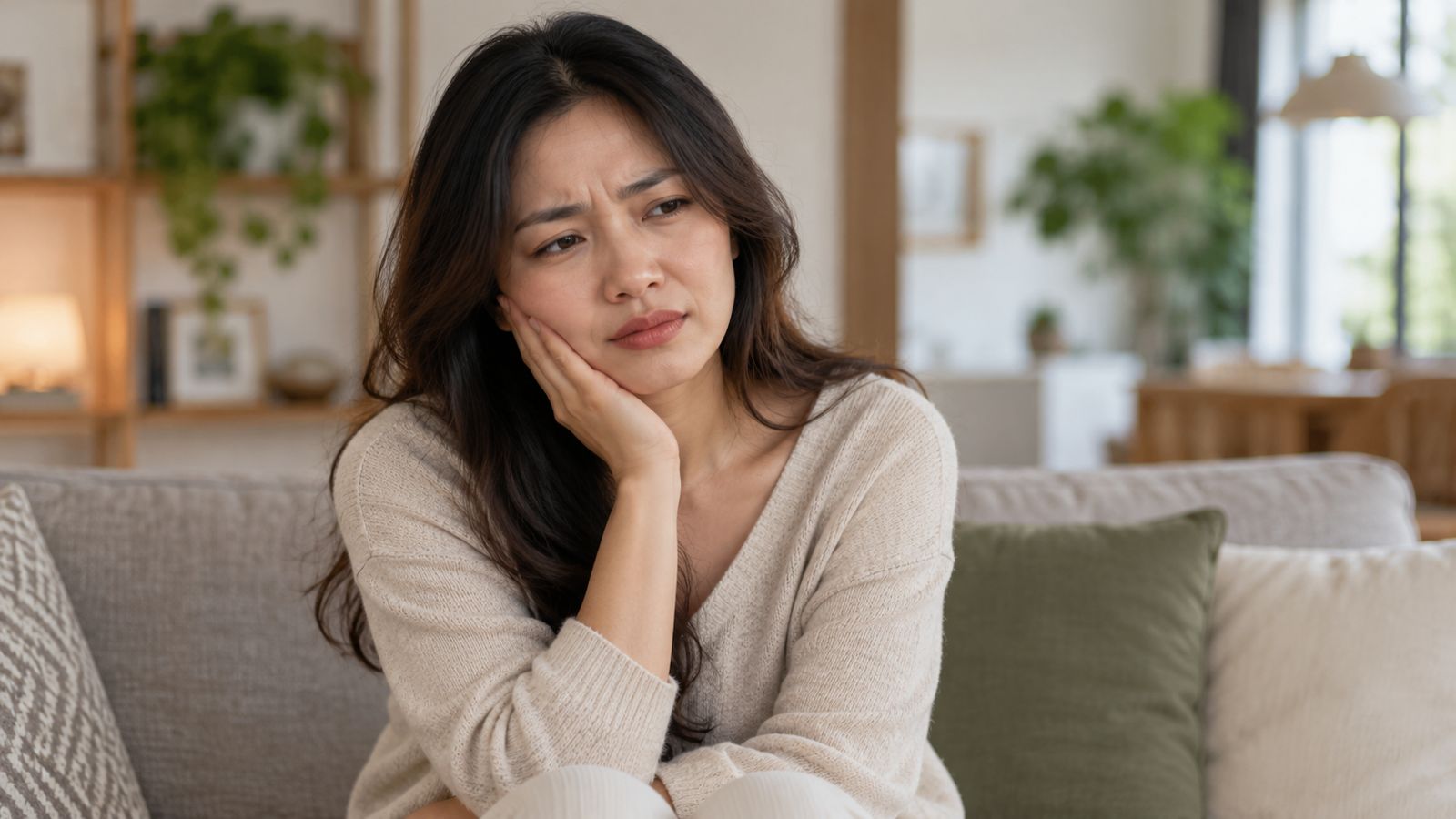Người bị đau răng đưa tay lên má, đau răng nên làm gì trước khi đi khám
