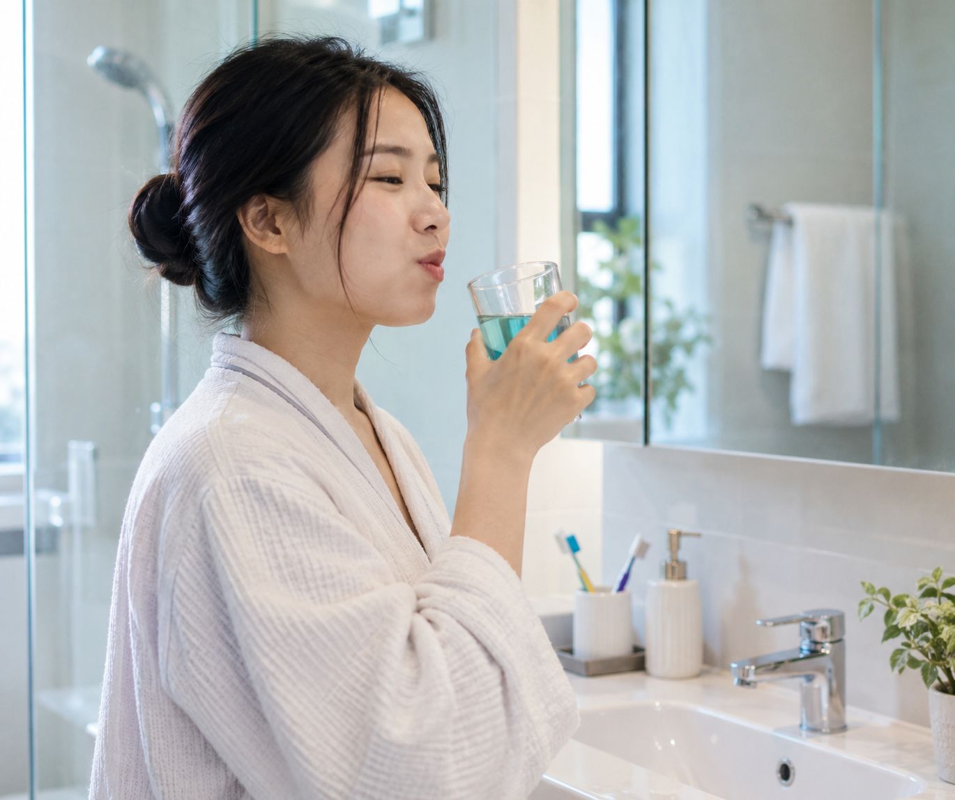 Nước súc miệng diệt khuẩn có diệt luôn lợi khuẩn?